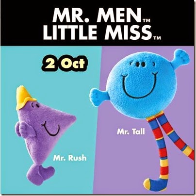 McDonalds X Mr. Men Little Miss -  Mr Rush and Mr. Tall