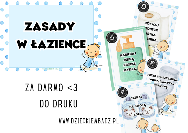 zasady zachowania w łazience dla przedszkolaków