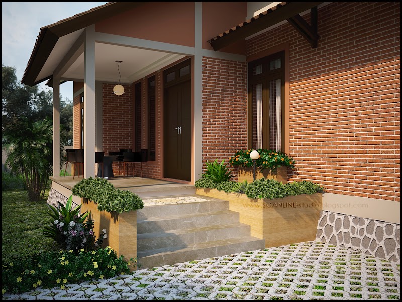 53+ Inilah Desain Teras Depan Rumah Kayu