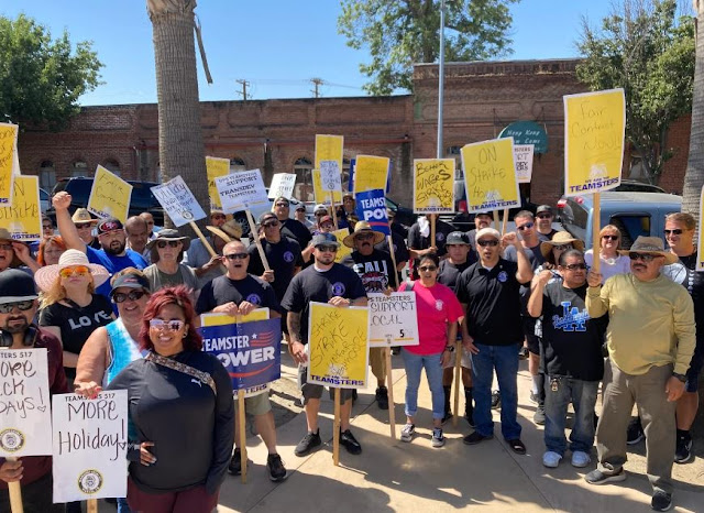 Transdev Teamsters in Visalia Affirm Contract End Bang