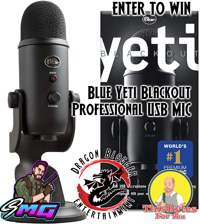 Sorteio de Um Microfone Blue Yeti Blackout!