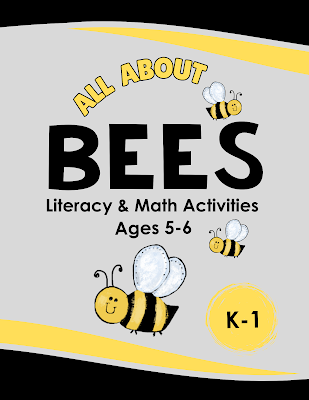 Literacy & Math Activities about Bees
