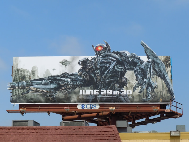 Transformers 3 Shockwave billboard