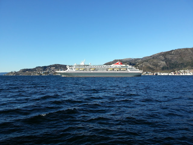 Fred Olsen cruise ship Balmoral in Bergen, Norway