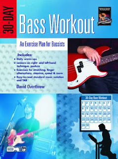 dvd belajar bass bersama David Overthrow - 30 Day Bass Workout, jual dvd bass, belajar bass, lesson bass, tutorial bass,