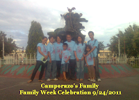 Camporazo's family at public plaza