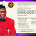 Sir Joseph Ikechukwu Igboanugo Ksc goes home to his creator tomorrow 