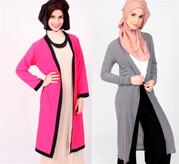 desain model cardigan muslimah terbaru 2017/2018