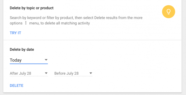 Google my activity