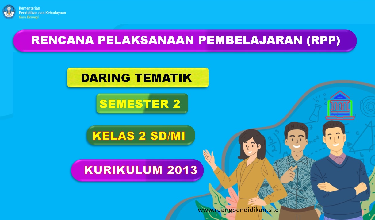 RPP Daring 1 Lembar Tema 5 6 7 8 Semester 2