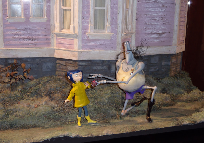 Original Coraline stop-motion animation models