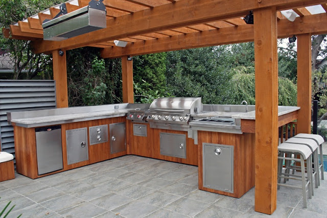 outdoor kitchen designs for small spaces