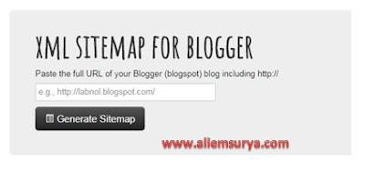 XML sitemap for blogger