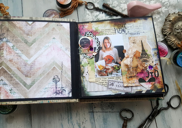 @nastyalena #album #scrapbooking #mixedmedia