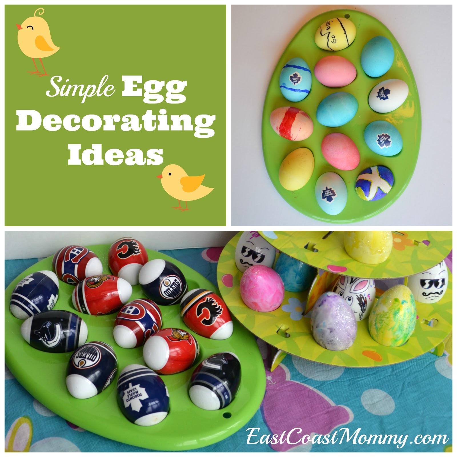 East Coast Mommy Simple Easter Egg Decorating Ideas 