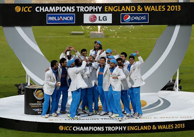 23 June 2013 - India wins the ICC Champions Trophy at Edgbaston, England, defeating the host by five runs.