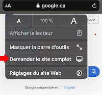 Accès à la page d'accueil de Google Recherche Ordinateur