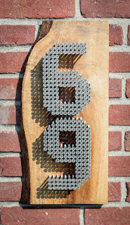 DIY Modern Stainless Steel Home Numbers