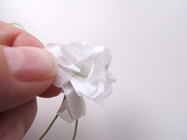 tissue paper flowers