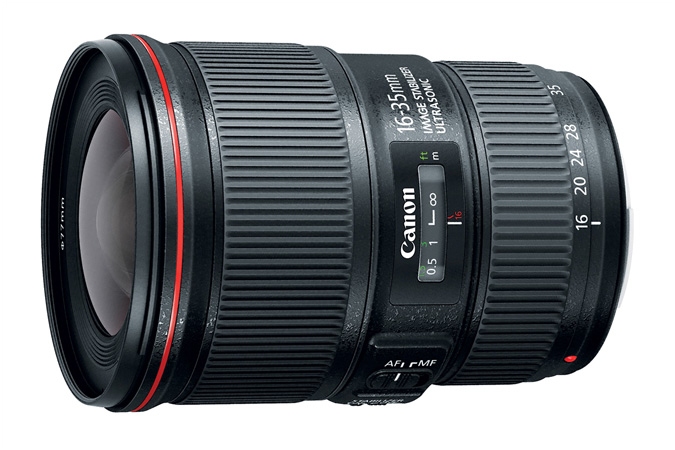 Canon EF 16-35mm f/4L IS USM wide-angle zoom lens