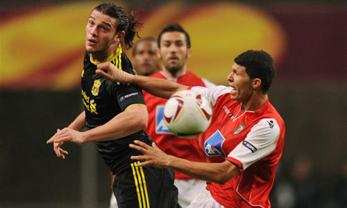 Carroll, Sporting Braga - Liverpool