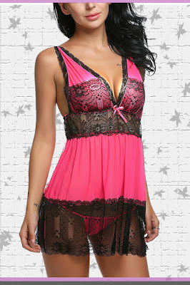 mesh nightwear lingerie