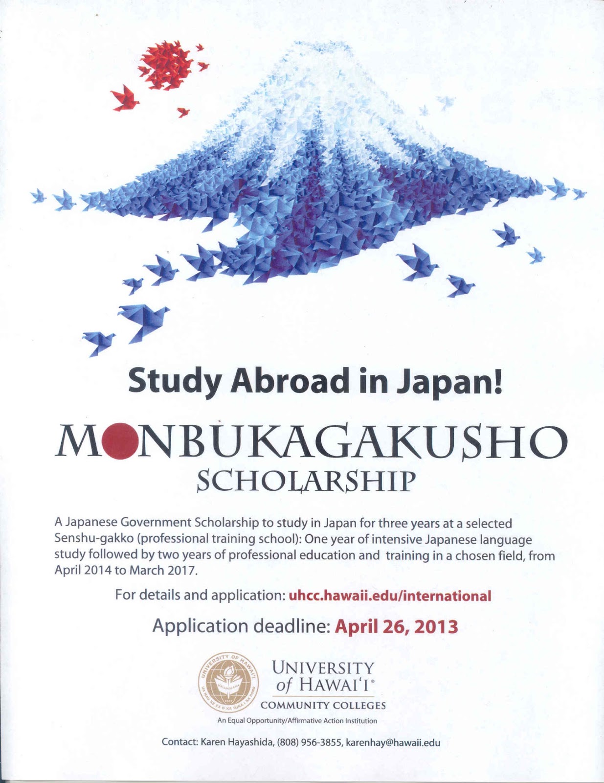 ... scholarship a japanese governemtn scholarship to study in japan