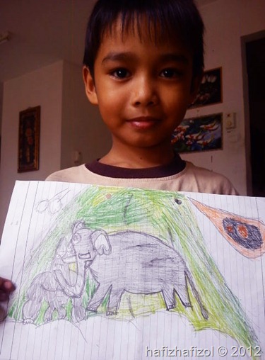 lukisan budak kecil 