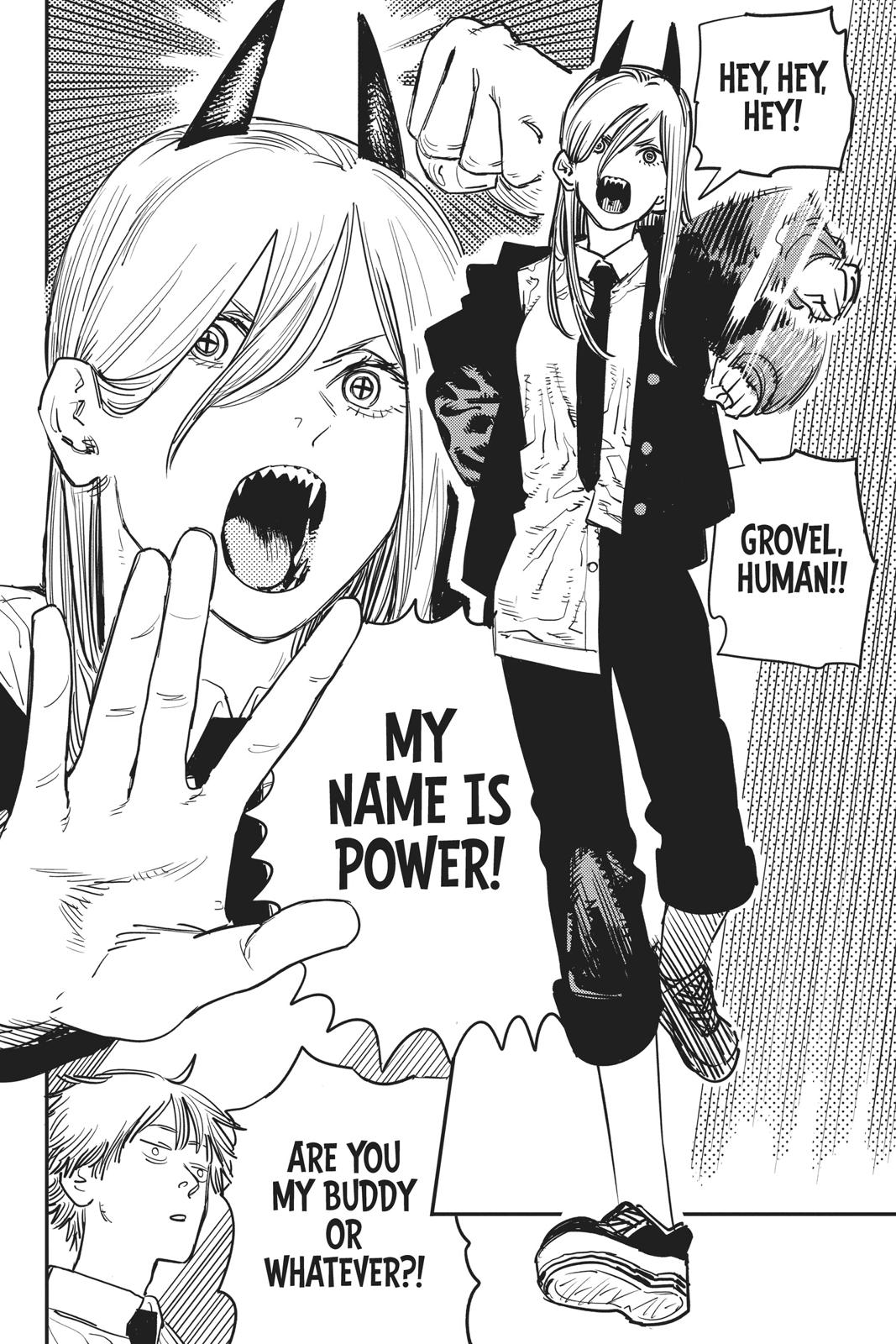 read chainsaw man manga chapter 4 Power online in high quality