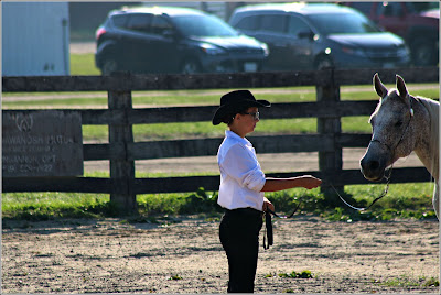 September 16, 2018 At another horse show with our grandchildren