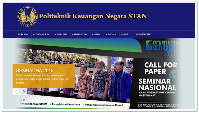 Pendaftaran Online Politeknik Keuangan Negara STAN (PKN STAN) 2019/2020 