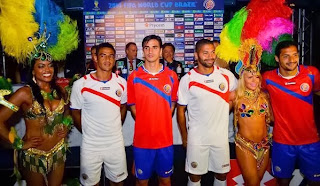 Le maillot du Costa Rica de la Coupe du monde 2014