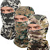 3 Pieces Balaclava Face Mask Motorcycle Windproof Camouflage Fishing Face Cover