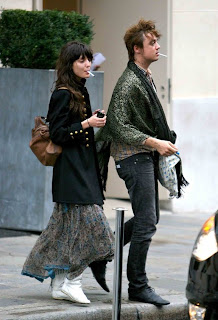 Irina Lazareanu and Pete Doherty