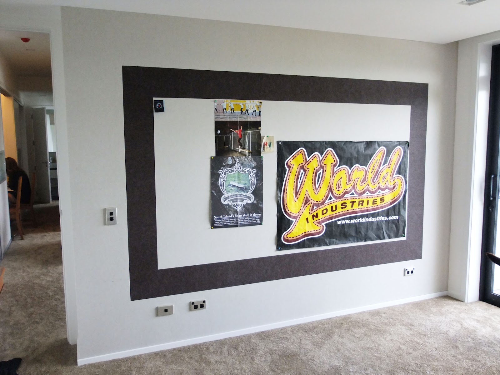 These boards make a fantastic alternative to painting a feature wall ...