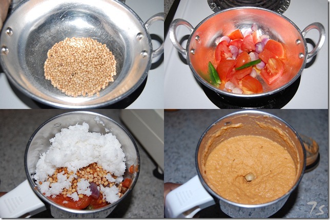 Ulutham paruppu chutney process