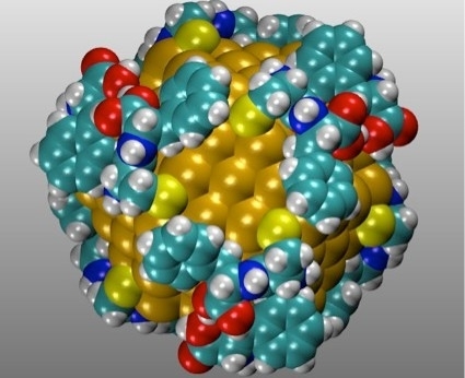 Nanopartículas de oro zurdas