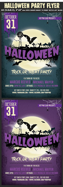  Halloween Party Flyer Template 4