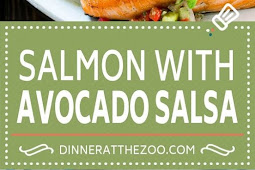 SALMON WITH AVOCADO SALSA