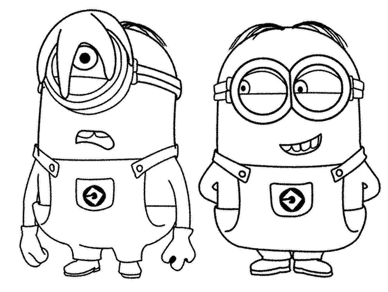 Gambar Sketsa Kartun Minion Pernik Wallpaper