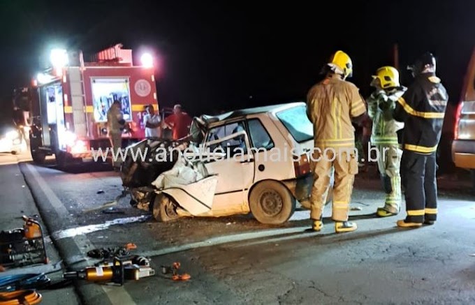   Mecânico morre após grave colisão entre Uno e caminhão na BR-364 em Rondônia