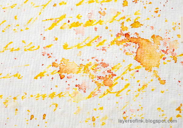 Layers of ink - Watercolor Peony Tutorial by Anna-Karin Evaldsson.