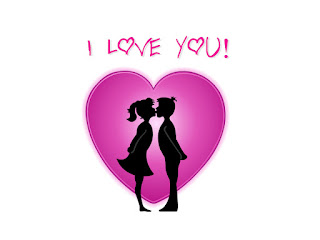 Valentines day I LOVE you wallpaper