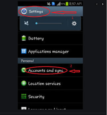 Syncing Error on Android Phone