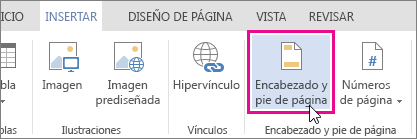 Encabezado y pie de pagina - Microsoft Word