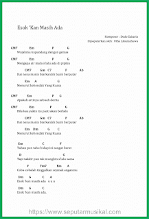 chord lagu esok 'kan masih ada utha likumahuwa