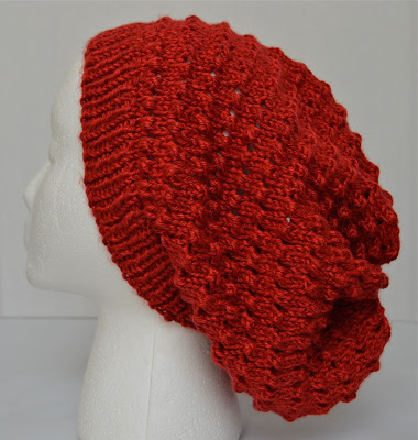 slouchy hat, tam, beanie for sale at https://www.etsy.com/shop/JeannieGrayKnits