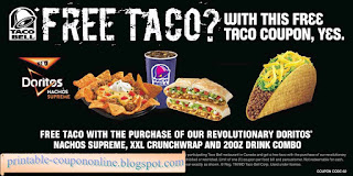 Free Printable Taco Bell Coupons