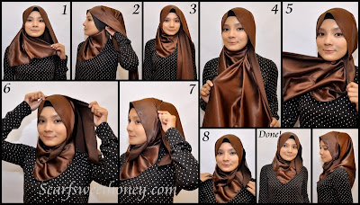 Cara Memakai Jilbab Modern Model Terbaru