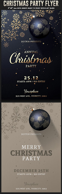  Christmas Party Invitation Flyer 
